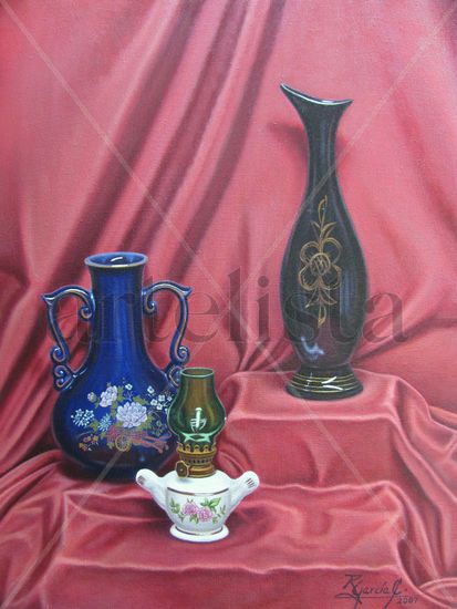 FLORES (40 x 30 cm) Oil Canvas Still Life Paintings