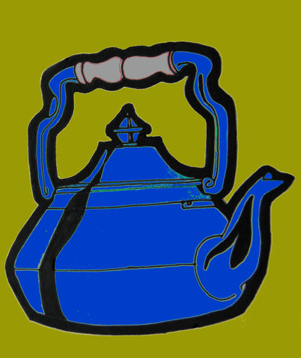 La tetera azul