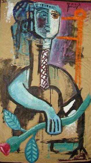 mujer y flor 12