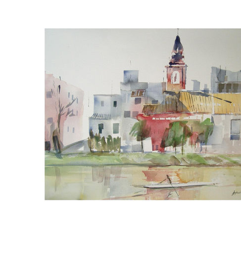 Triana Watercolour Card Landscaping