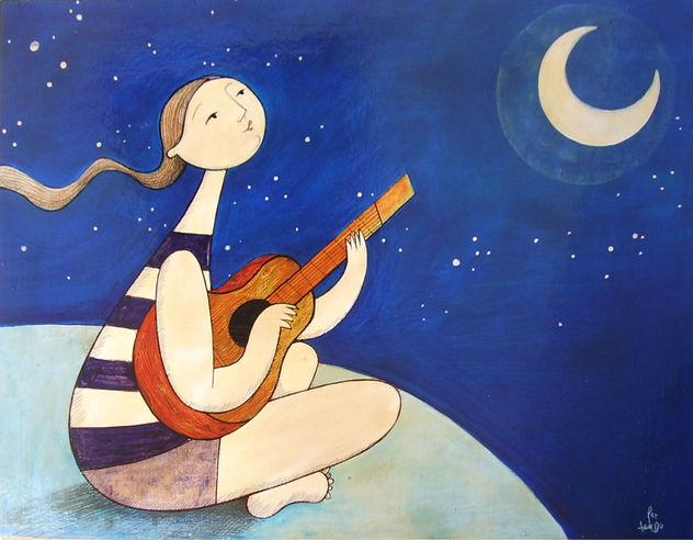 cantando a la luna