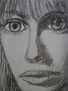 Retrato femenino en sobras