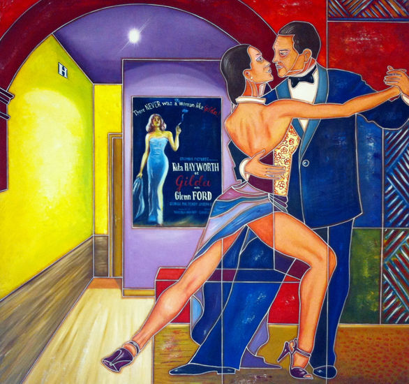 Max Tango Oil Canvas Figure Painting