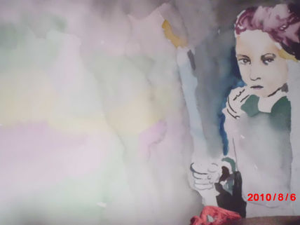Niña con vela