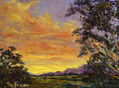 0422-07-0173-ATARDECER EN LA SABANA APUNTE