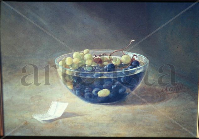 Cuenco con uvas Oil Canvas Landscaping