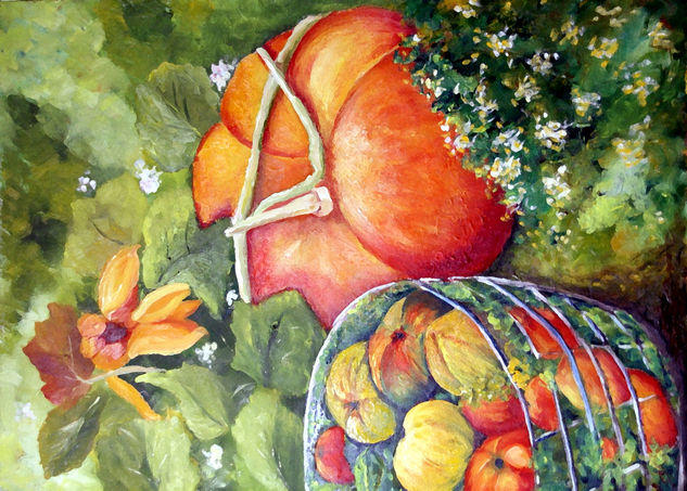 la cosecha Oil Canvas Still Life Paintings