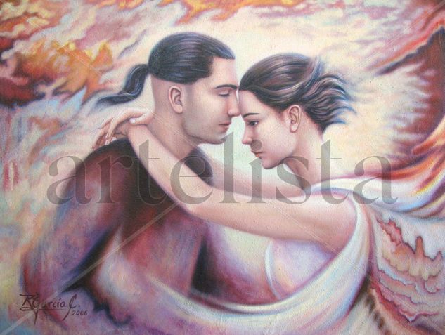 JUNTOS POR SIEMPRE Acrylic Panel Figure Painting