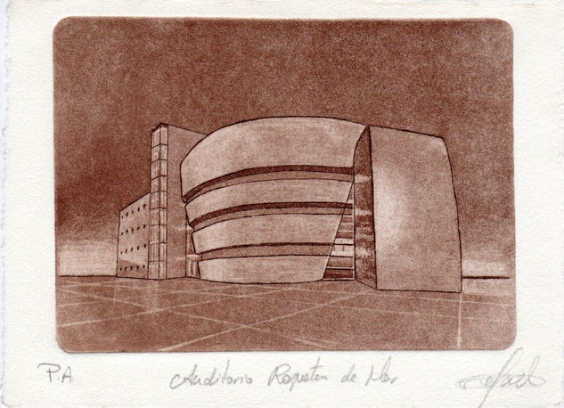 Auditorio Roquetas de Mar Aquatint