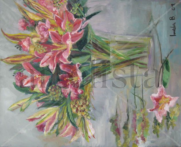 JARRÓN CON FLORES
