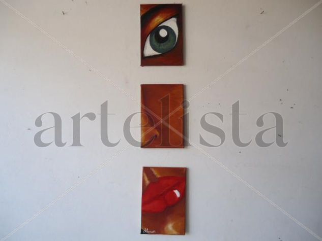 mirada Oil Canvas Figure Painting