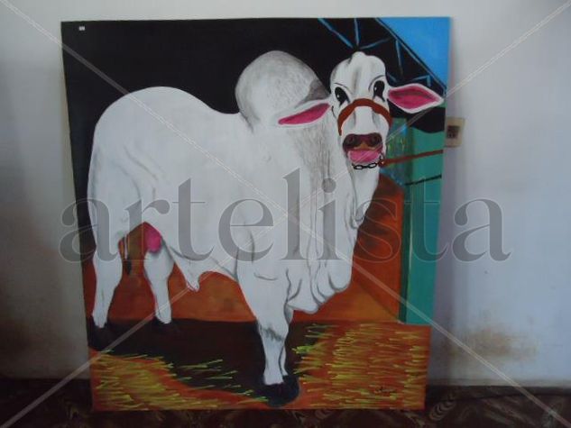 toro de exposicion Acrylic Panel Animals