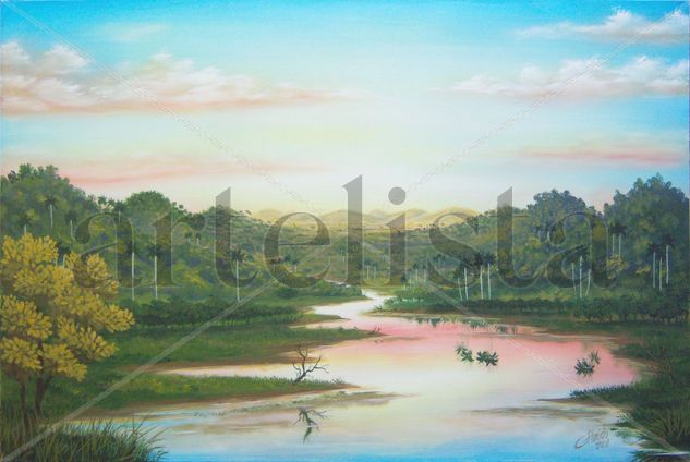 AMANECER Acrylic Canvas Landscaping