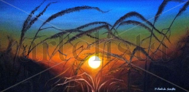 Crepusculo Oil Canvas Landscaping