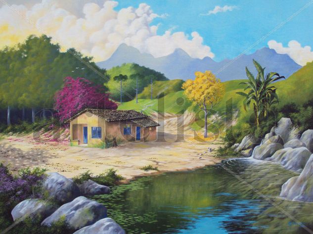 Memórias Oil Canvas Landscaping