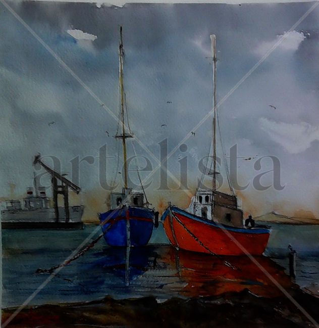 En el puerto de Montevideo