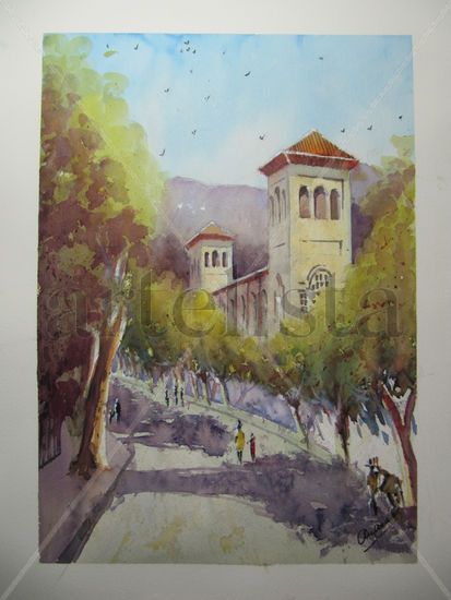 Balneario de Lanjarón Watercolour Paper Landscaping