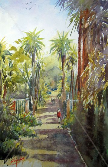 Carmen de los martires, paseo Watercolour Paper Landscaping