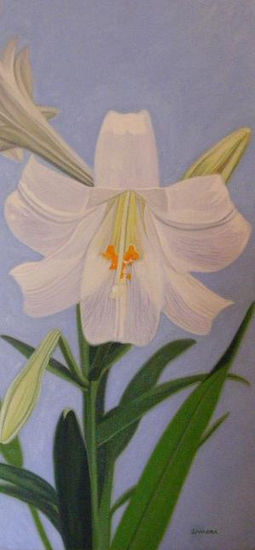 AZUCENA Oil Canvas Floral Painting