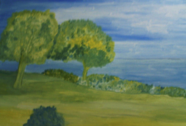ARBOLES JUNTO AL LAGO MÍCHIGAN
