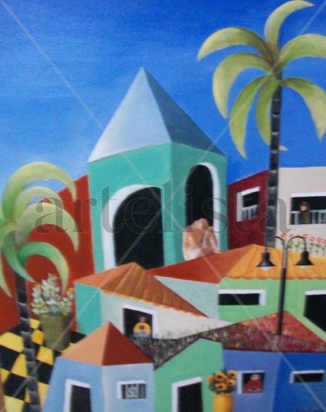 Paisaje cubista
