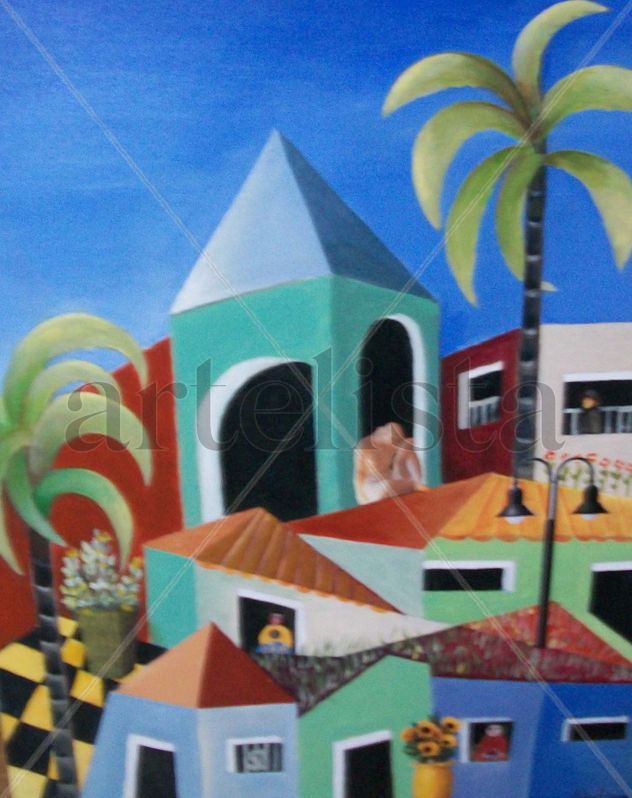 Paisaje cubista