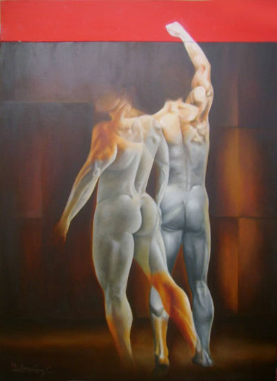 duplicado Óleo Lienzo Desnudos