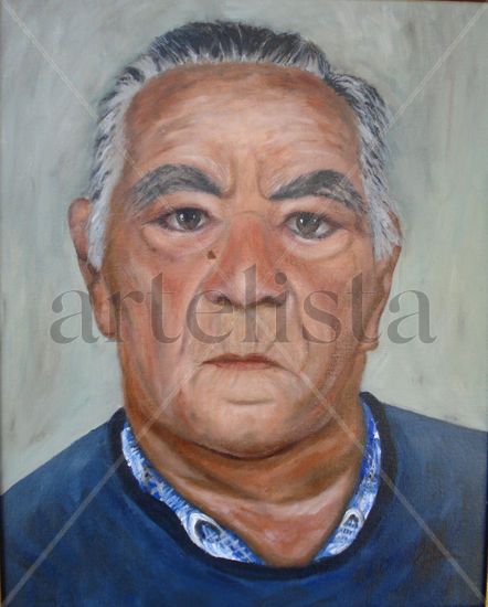 Plácido Oil Canvas Portrait