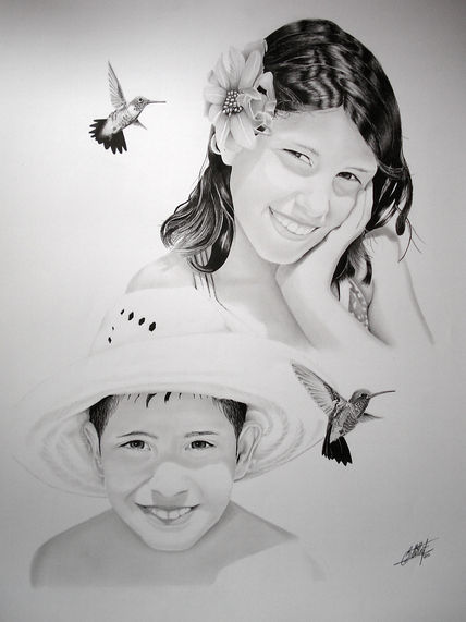 Retrato hermanos