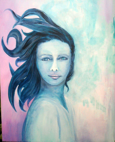 MIRADA Acrylic Canvas Figure Painting