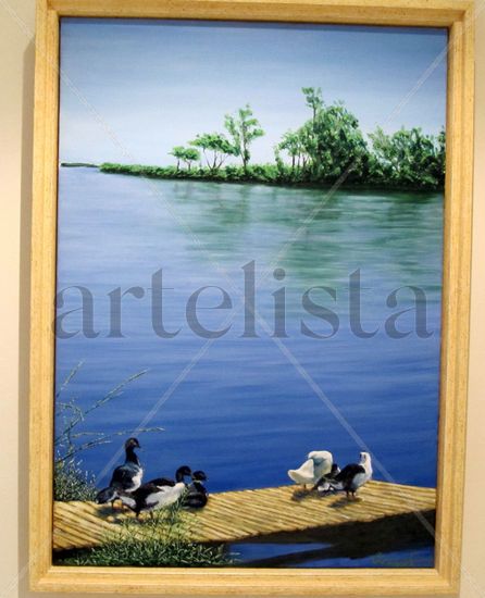 deltebre 2 Oil Canvas Landscaping