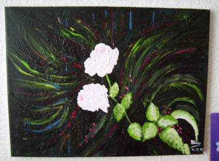 Rosas y viento