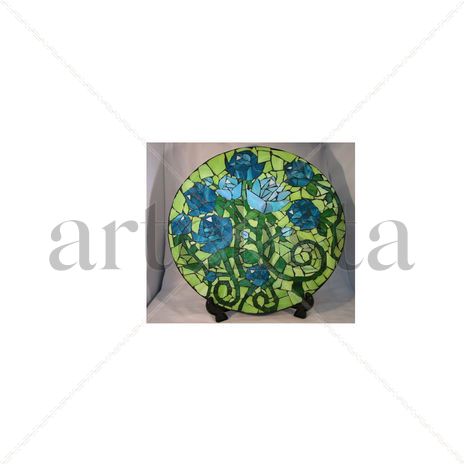 Rosas azules
