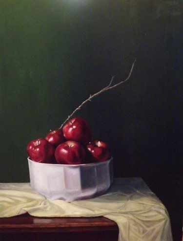 Red apples Oil Canvas Others