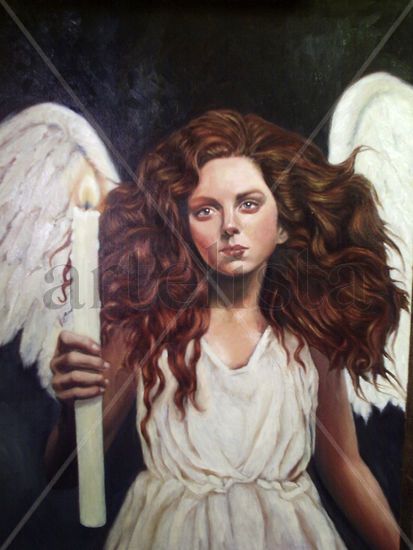 Angel of hope Oil Canvas Others