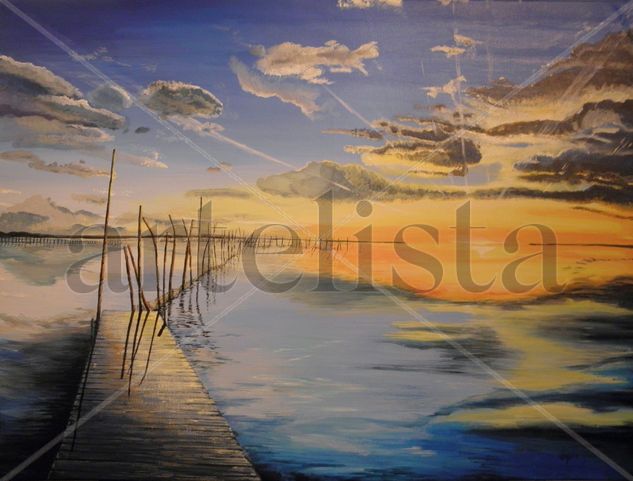 L´Albufera de Valencia 2 Acrylic Canvas Landscaping