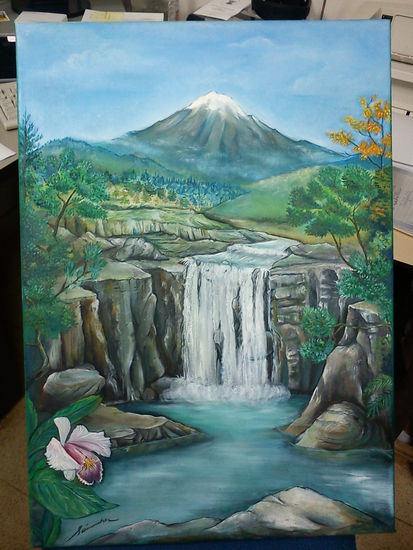 ¨el amor es natural...¨ Oil Canvas Landscaping