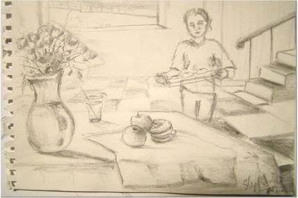 Bodegon en boceto1