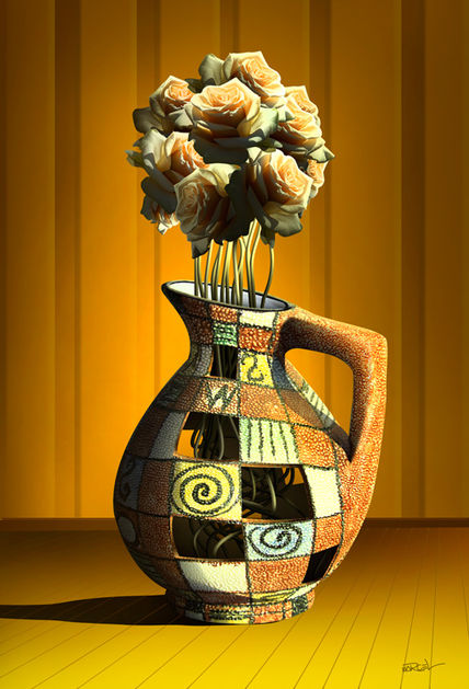 Vaso de Rosas.