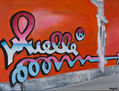 PINTURA ACRILICA AUTOR SERGIO M DEDICADA A MUELLE (GRAFFITI)