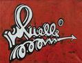 PINTURA ACRILICA AUTOR SERGIO M DEDICADA A MUELLE (GRAFFITI)