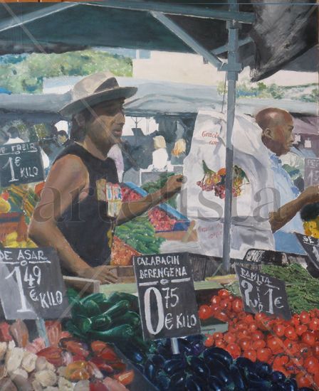 Mercadillo Oil Canvas Others