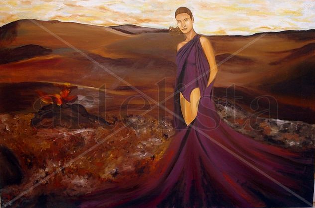 FUEGO INTERIOR Oil Canvas Landscaping