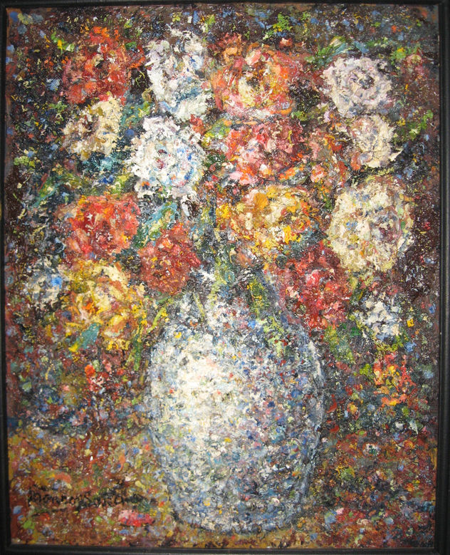 Vaso con flores