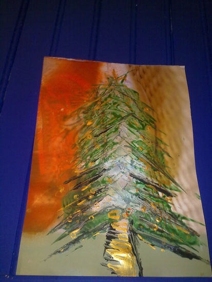 MERRY CHRISTMAS !!!  F3 BON NADAL 197/2011 Acrylic Paper Landscaping