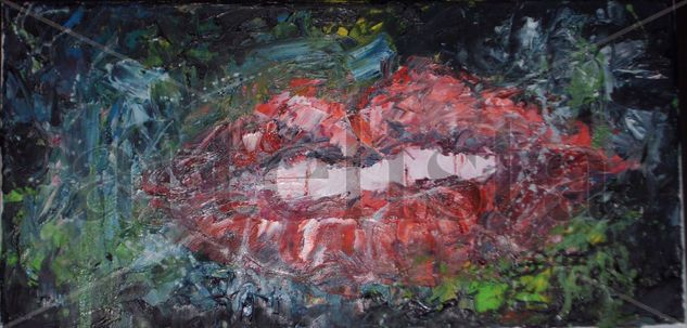 Amor oscuro Oil Canvas Others