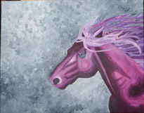 Caballo morado