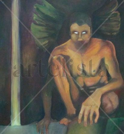 autorretrato como el lucifer de Von Stuck