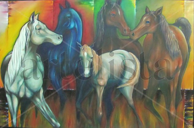 st Oil Canvas Animals