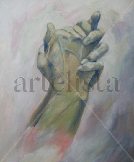 manos en suplica Oil Canvas Figure Painting